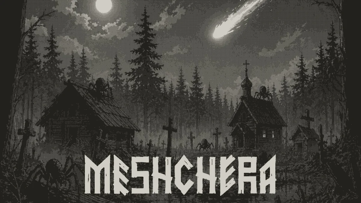 Atmospheric Match-Three Game Meshchera Enchants Playdate Users with Haunting Aesthetics