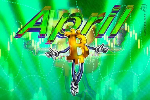 Bitcoin surges 23% in April, marking its strongest monthly gain in a year