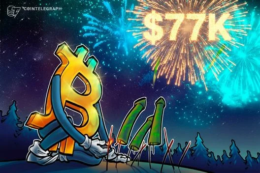 Bitcoin's $77K stability drives crypto sentiment index to record 3-month high