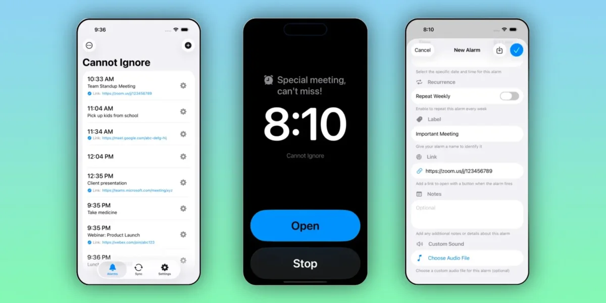 ‘Cannot Ignore’ App Revolutionizes Calendar Alerts with Full-Screen Alarms for Users