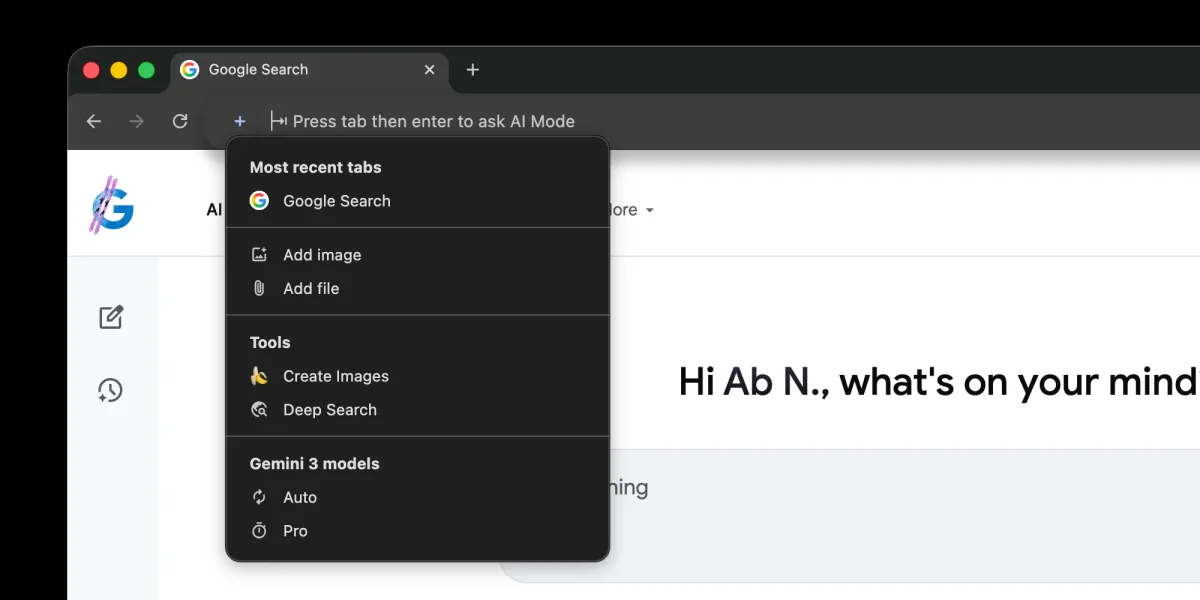 Chrome users gain seamless AI integration with Google’s new prompt box feature