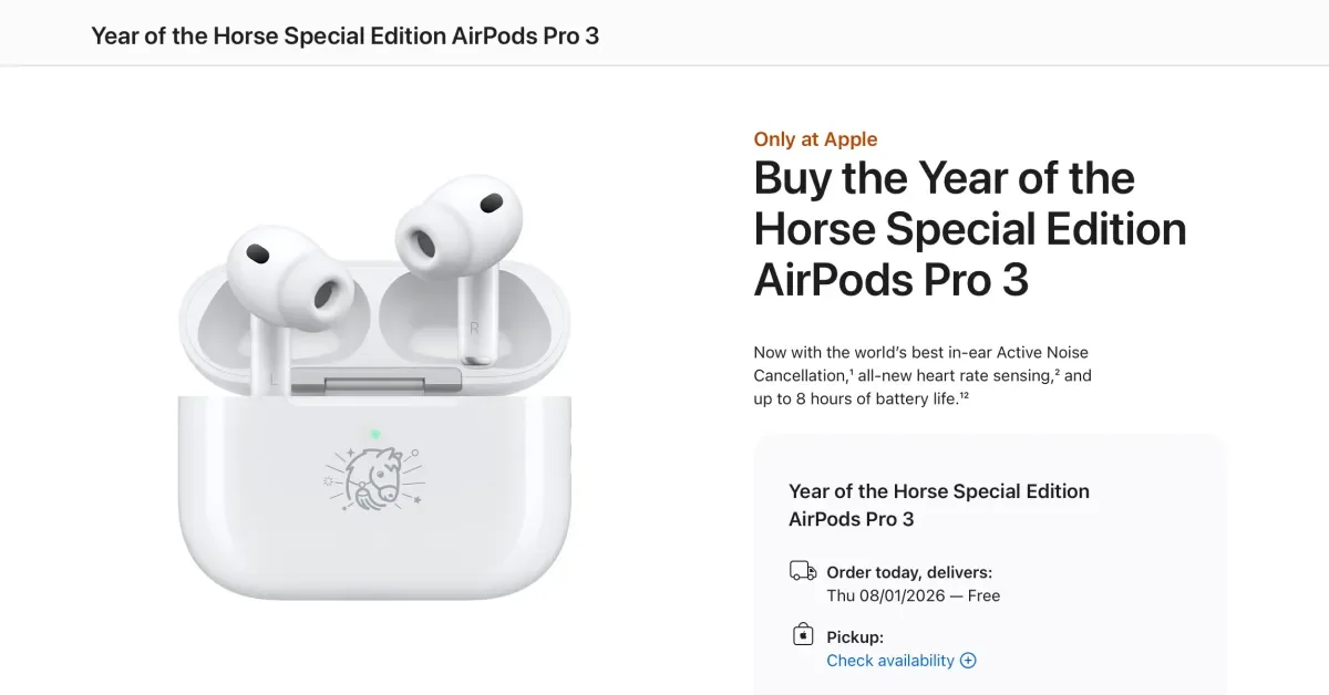 Collectors rush to grab limited-edition ‘Year of the Horse’ AirPods Pro 3 as sales begin