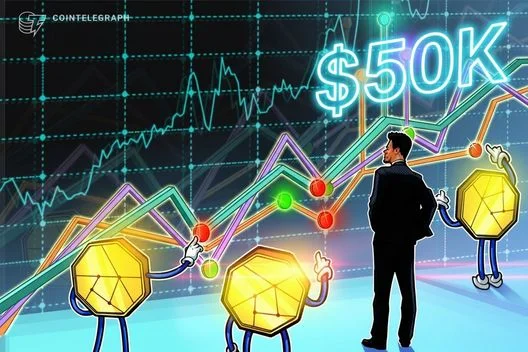 Cryptocurrency investors brace for potential $50K drop amid analysts' warnings