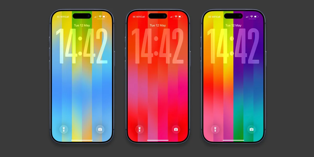 Customize Your iPhone's New Colorful Wallpaper for a Fresh Look Today