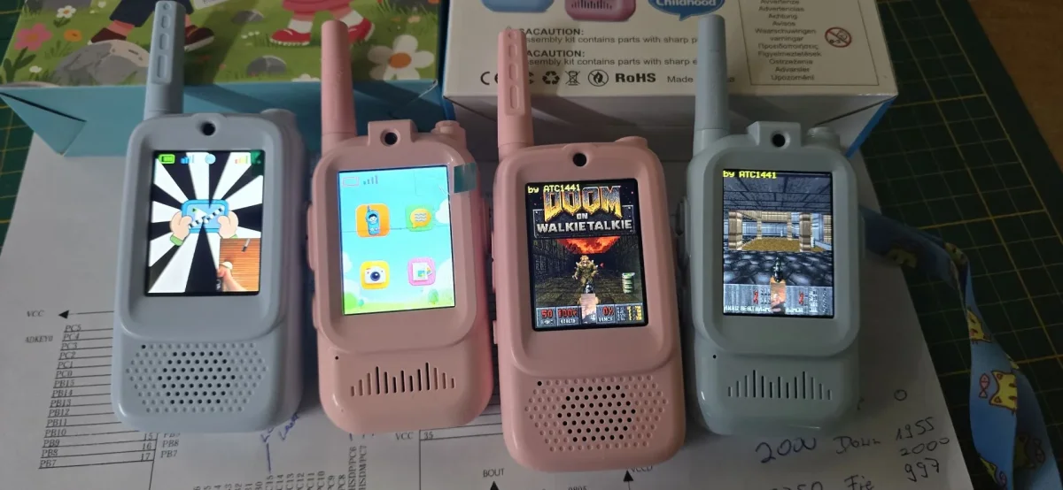 DIY Enthusiasts Transform TXW818 Video Walkie Talkie into a DOOM Gaming Device