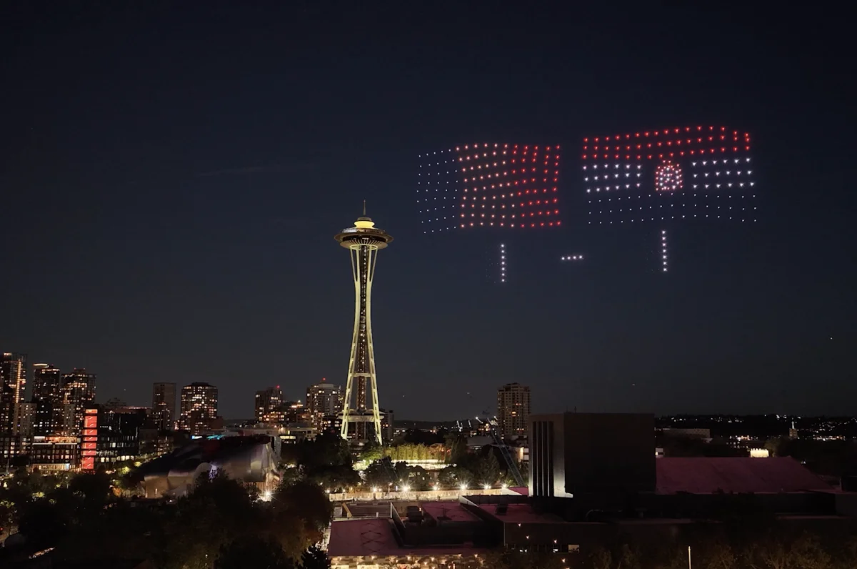 Drones illuminate World Cup tie as Egypt and Belgium battle on the pitch