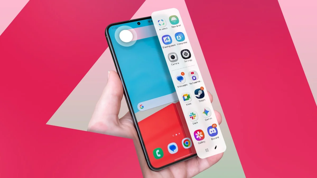 Edge Panel transforms app organization, creating a clutter-free home screen experience