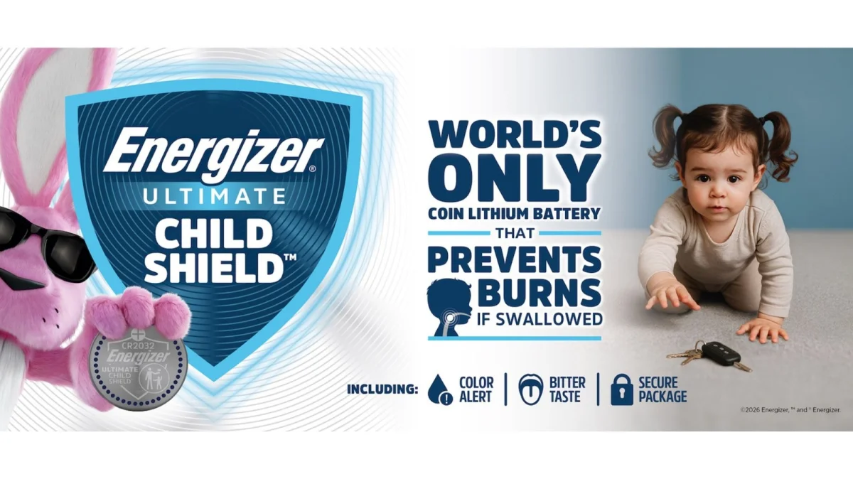 Energizer's New Coin Lithium Batteries Aim to Enhance Safety for Children and Pets