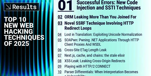 Experts Warn: 2025's Top 10 Web Hacking Techniques Could Endanger Millions Online