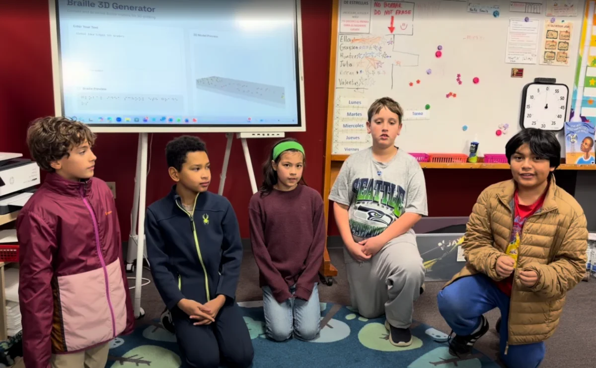 Fifth Graders Create Innovative Braille Tool, Impress Microsoft Educator