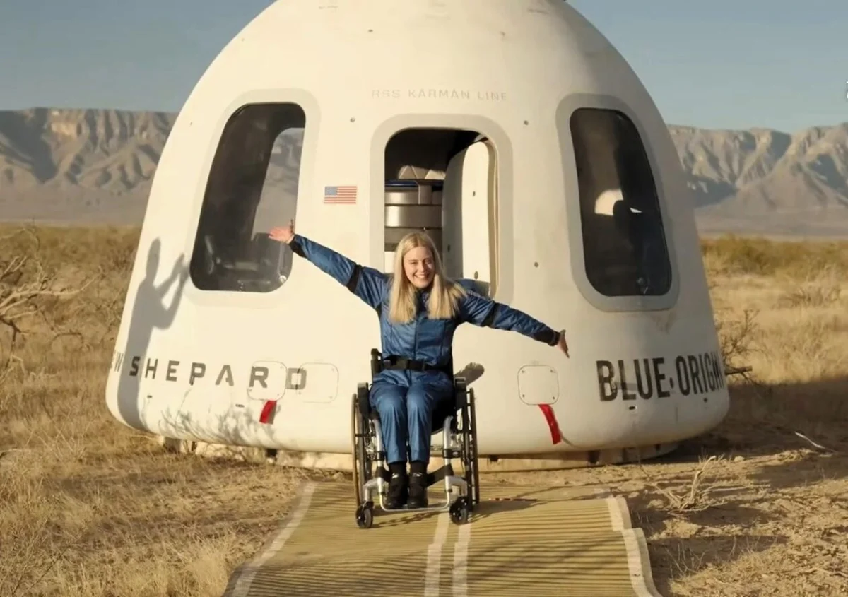 First Wheelchair User Launches into Space, Paving the Way for Inclusive Space Travel