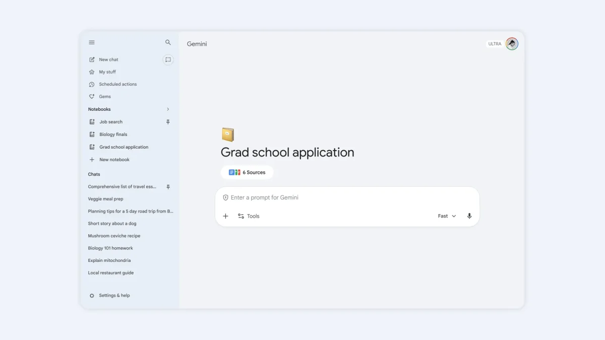 Free notebooks enhance productivity for Gemini app users, boosting engagement now