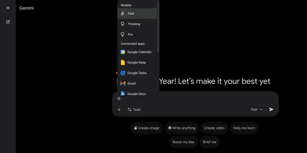 Gemini app enhances user experience with streamlined model switching feature