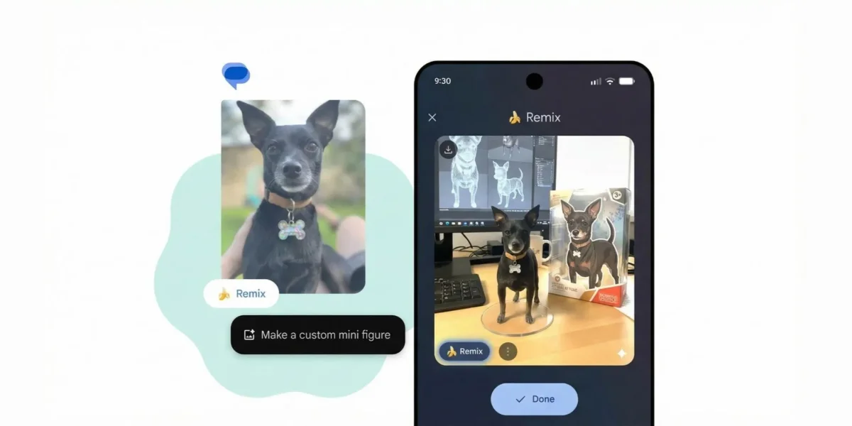 Google Messages adjusts Nano Banana Remix to improve user message experience