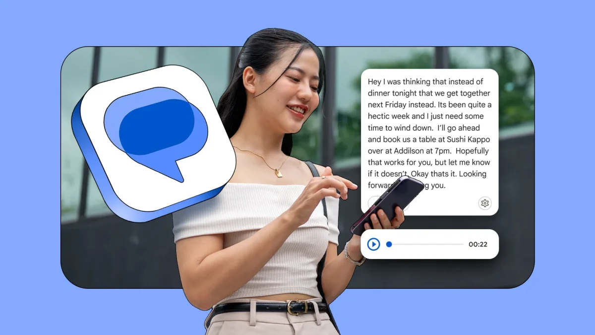 Google Messages’ new feature transforms voice notes into text, enhancing user experience