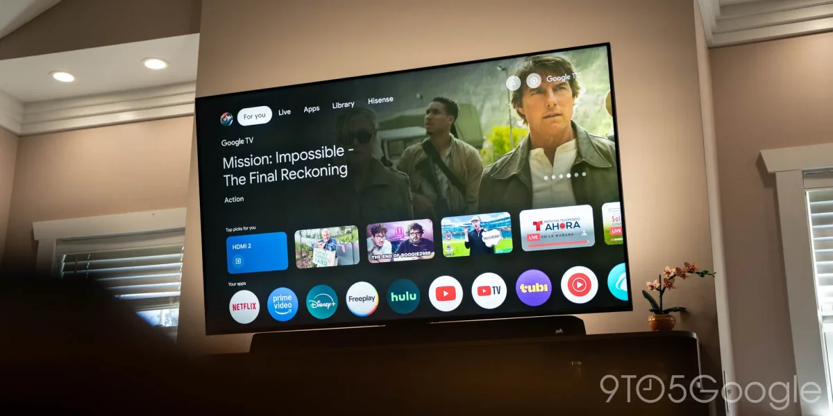 Google TV enhances user experience with streamlined homescreen and settings update