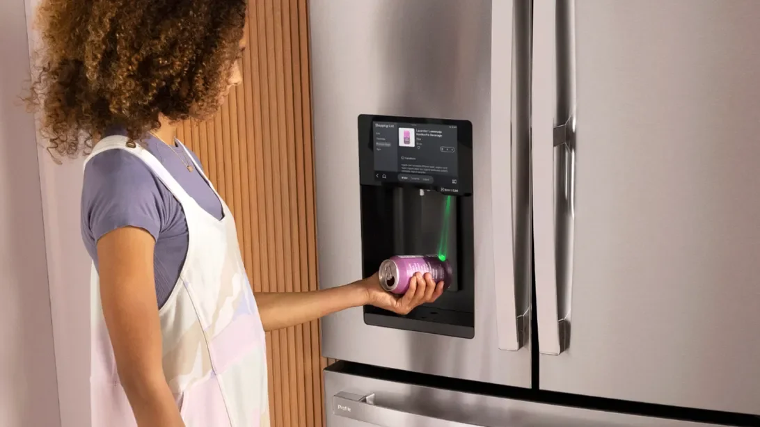 Grocery Shoppers Gain Efficiency with Innovative Fridge Featuring Barcode Scanner