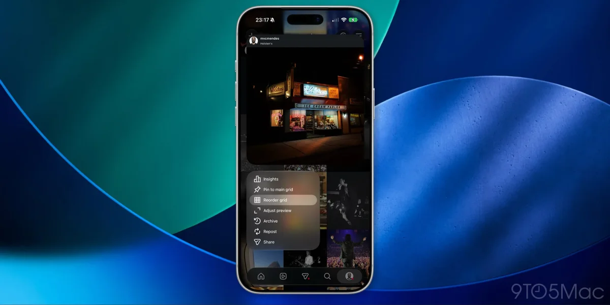 Instagram enhances user experience by allowing custom photo grid arrangements