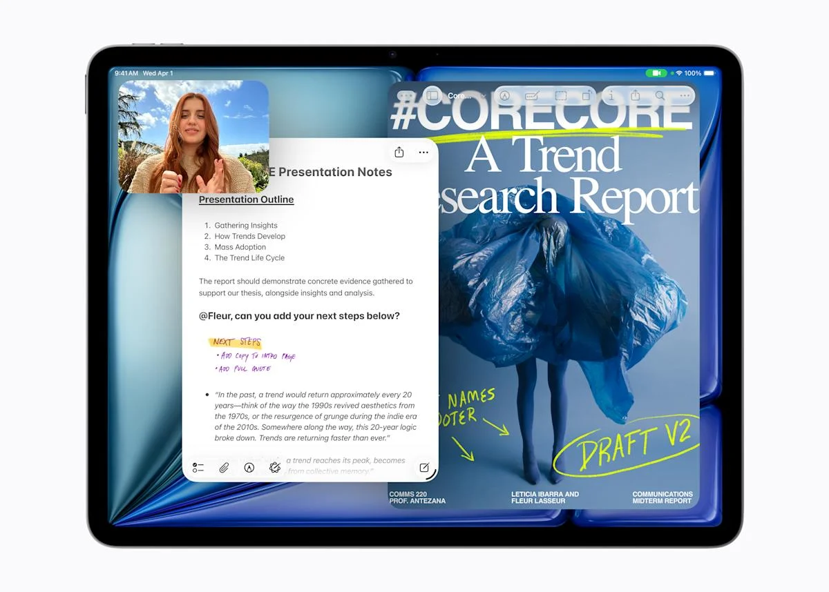 iPad Air's M4 chip upgrade positions Apple against leading tablet competitors