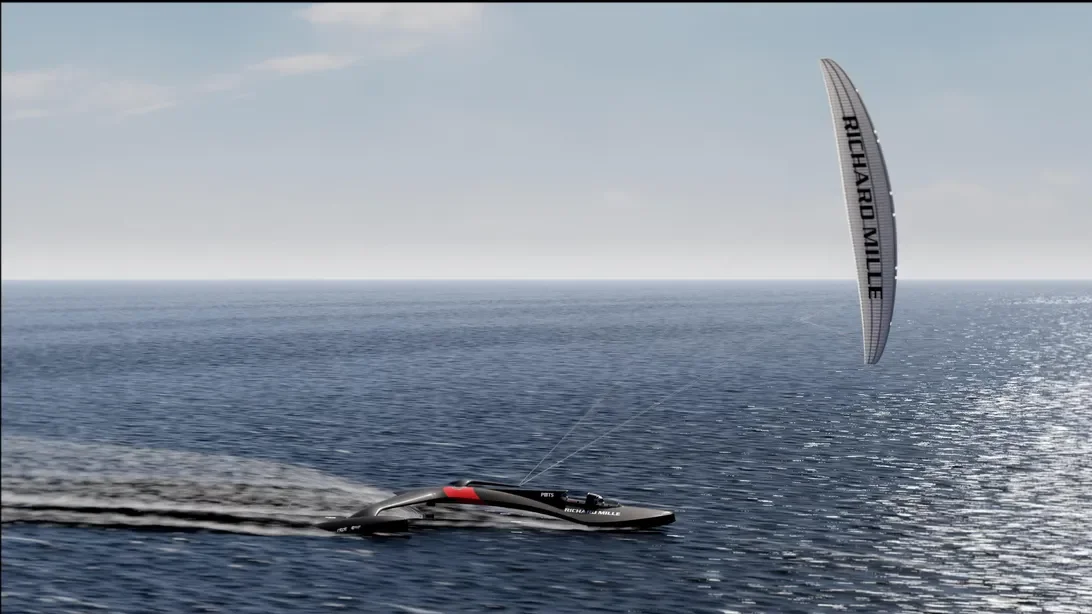 Kite-Powered Sailboat Set to Challenge Speed Records with Innovative Design