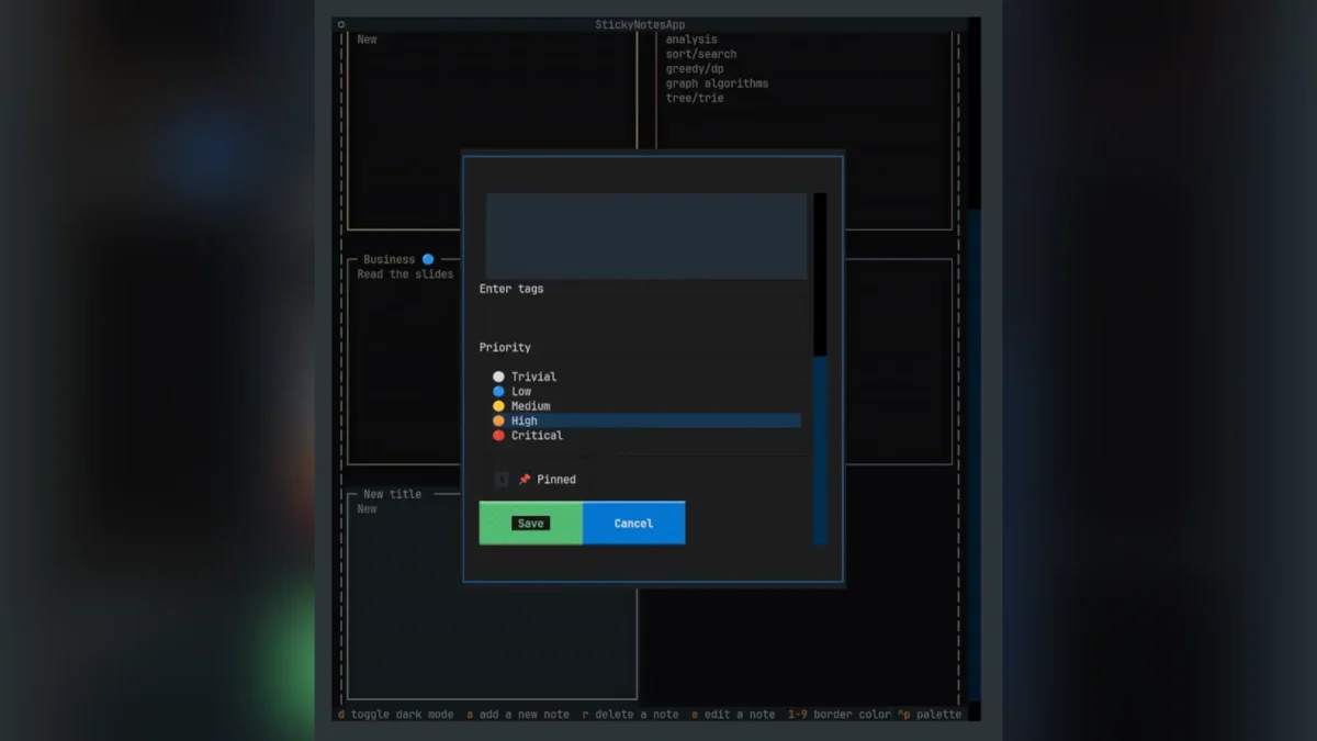 Linux Terminal Users Gain Productivity Boost with New Sticky Notes App Release