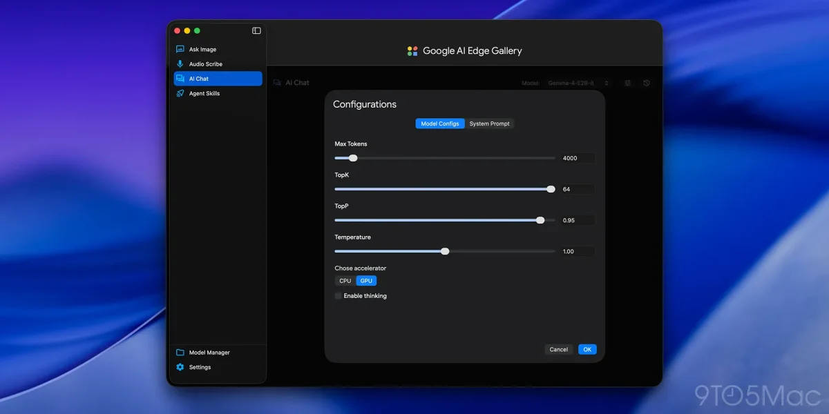 Mac Users Gain Competitive Edge with Local Gemini Models from Google AI Gallery Launch