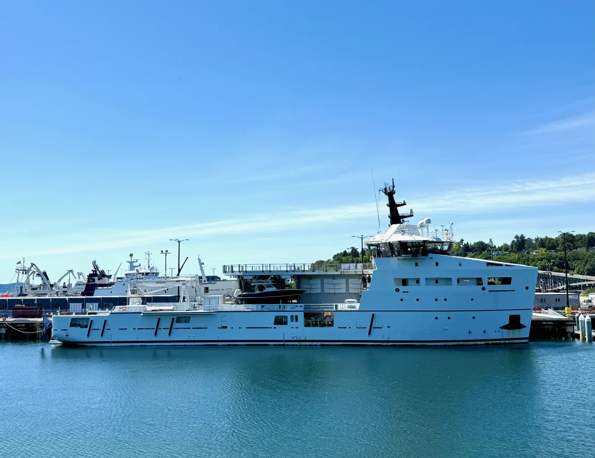 Meta CEO Zuckerberg's $100M yacht support vessel raises eyebrows in Seattle harbor
