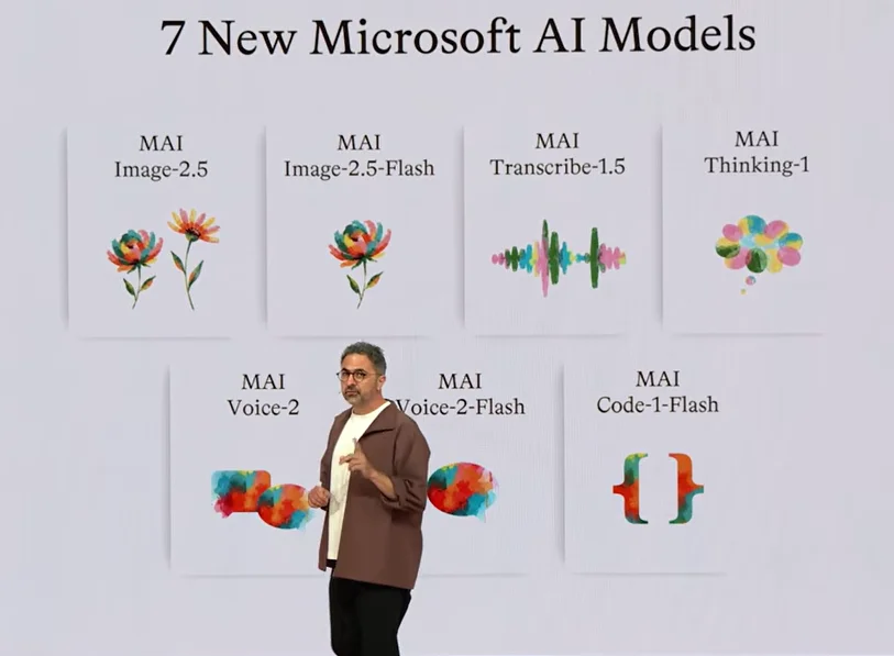 Microsoft's launch of seven AI models positions it to outpace competitors in tech innovation