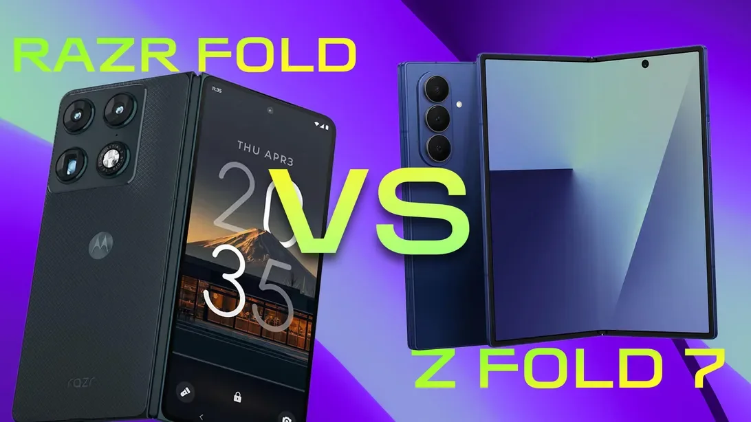 Motorola Razr Fold challenges Samsung Galaxy Z Fold 7 in foldable phone showdown