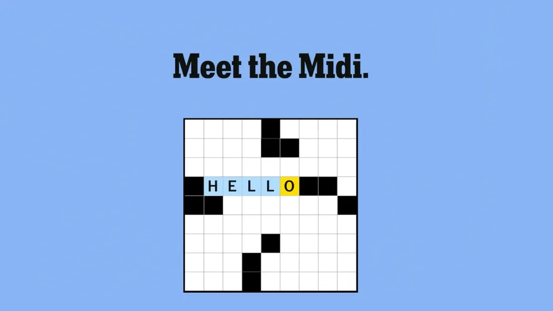 New York Times introduces Midi Crossword, appealing to casual puzzle enthusiasts