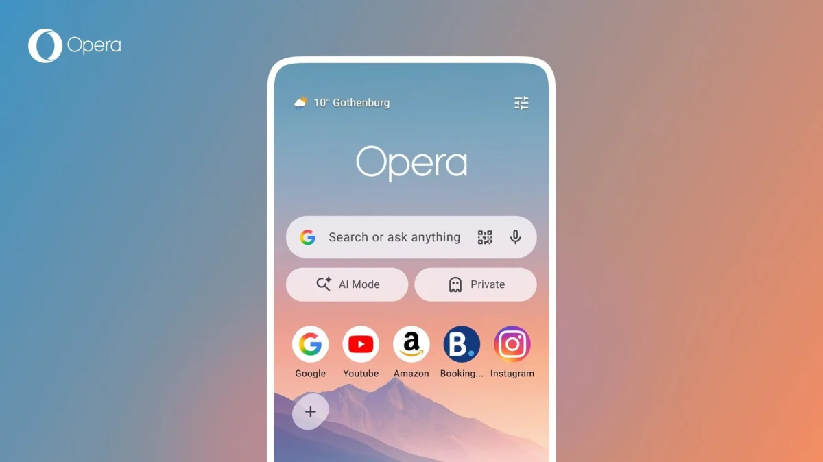 Opera's Android update enhances user experience with soccer hub and sleek start page
