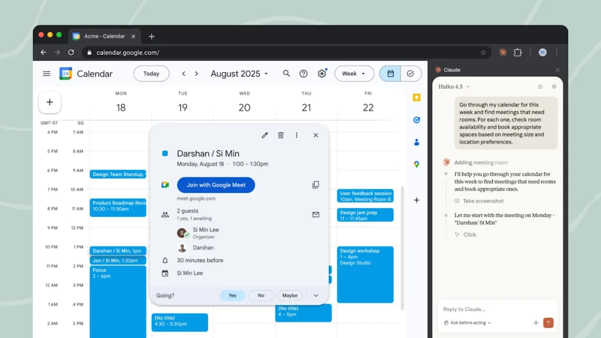 Paid users gain instant access to Claude's Chrome plugin, enhancing productivity tools