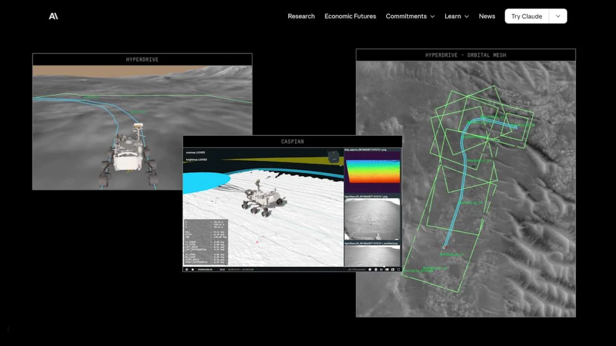 Perseverance rover's Mars journey enhanced by AI technology for precise navigation