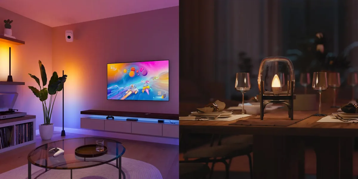 Philips Hue enhances home ambiance with innovative lamps and candle bulb integration