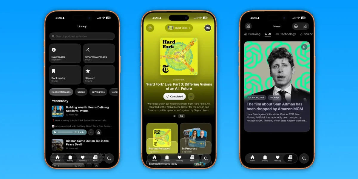 Podcast Enthusiasts Embrace 'Brink' App for Enhanced iPhone Listening Experience