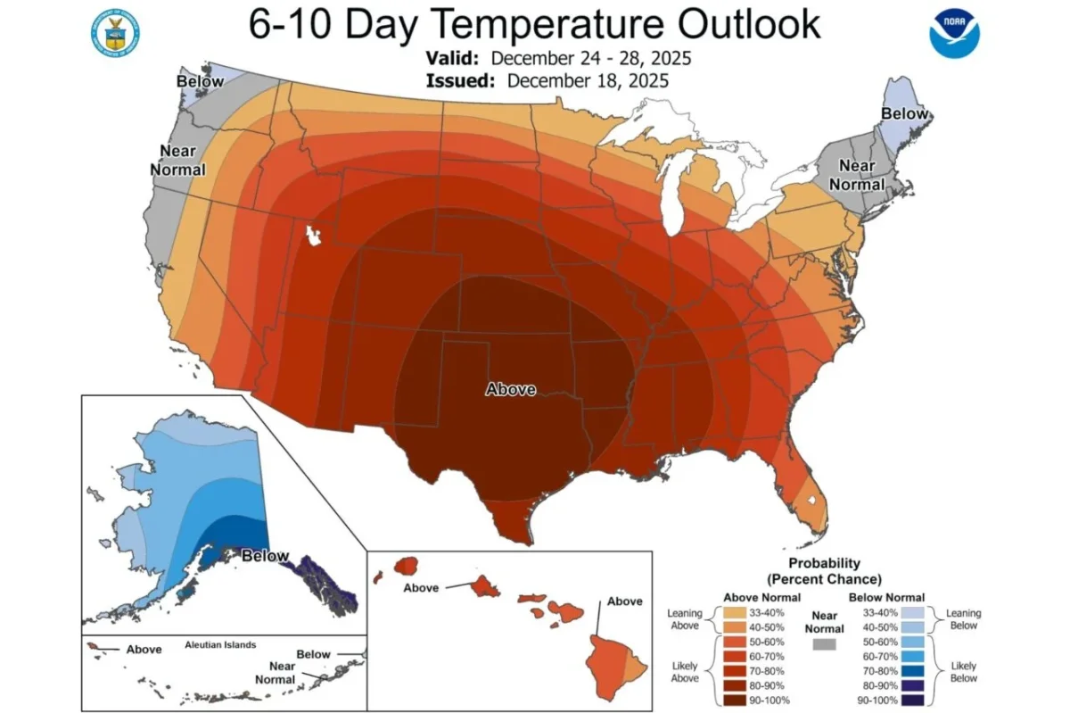 Record-Breaking Christmas Heat Set to Disrupt Holiday Plans Nationwide