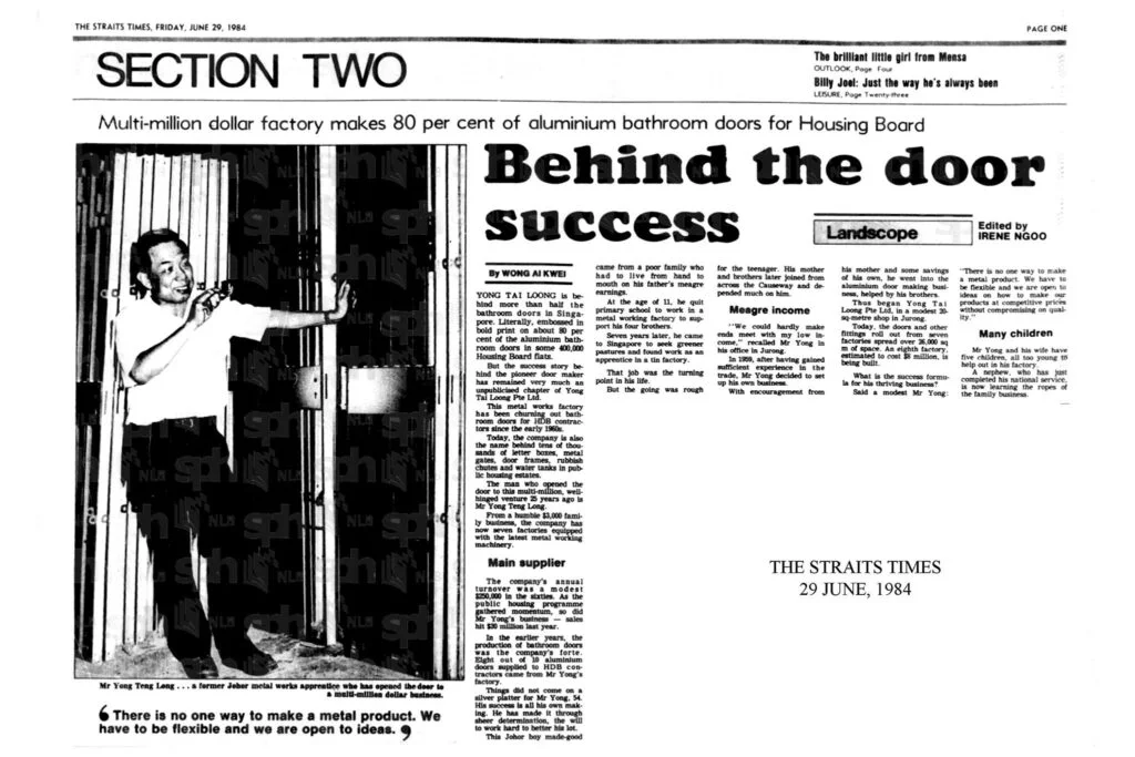 Singapore's Unique HDB Bomb Shelter Maker Continues Tradition Since the 1950s