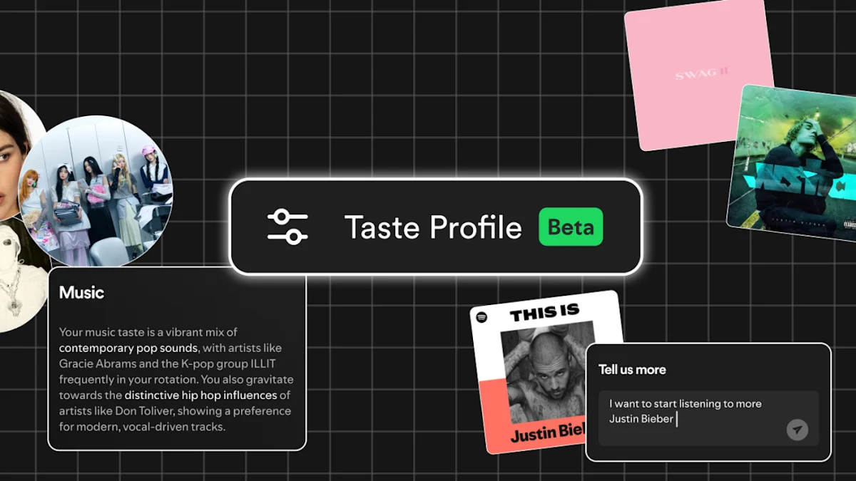 Spotify's Taste Profile empowers users to customize music suggestions for a personalized experience