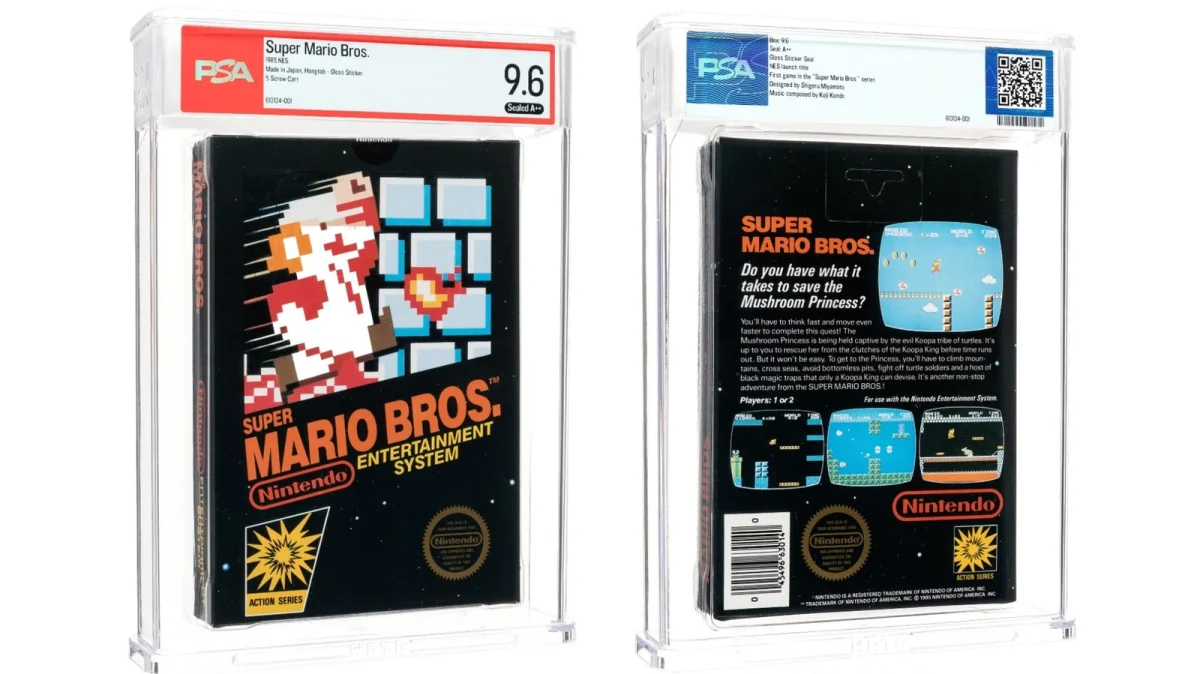 Super Mario Bros. sale sets new record, reshaping video game collectibles market