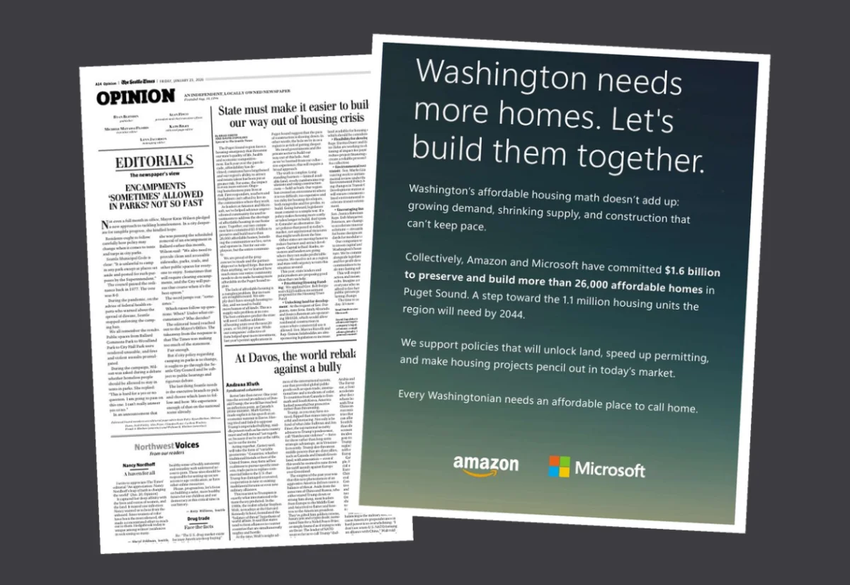 Tech Giants Microsoft and Amazon Join Forces to Drive Housing Policy Reforms