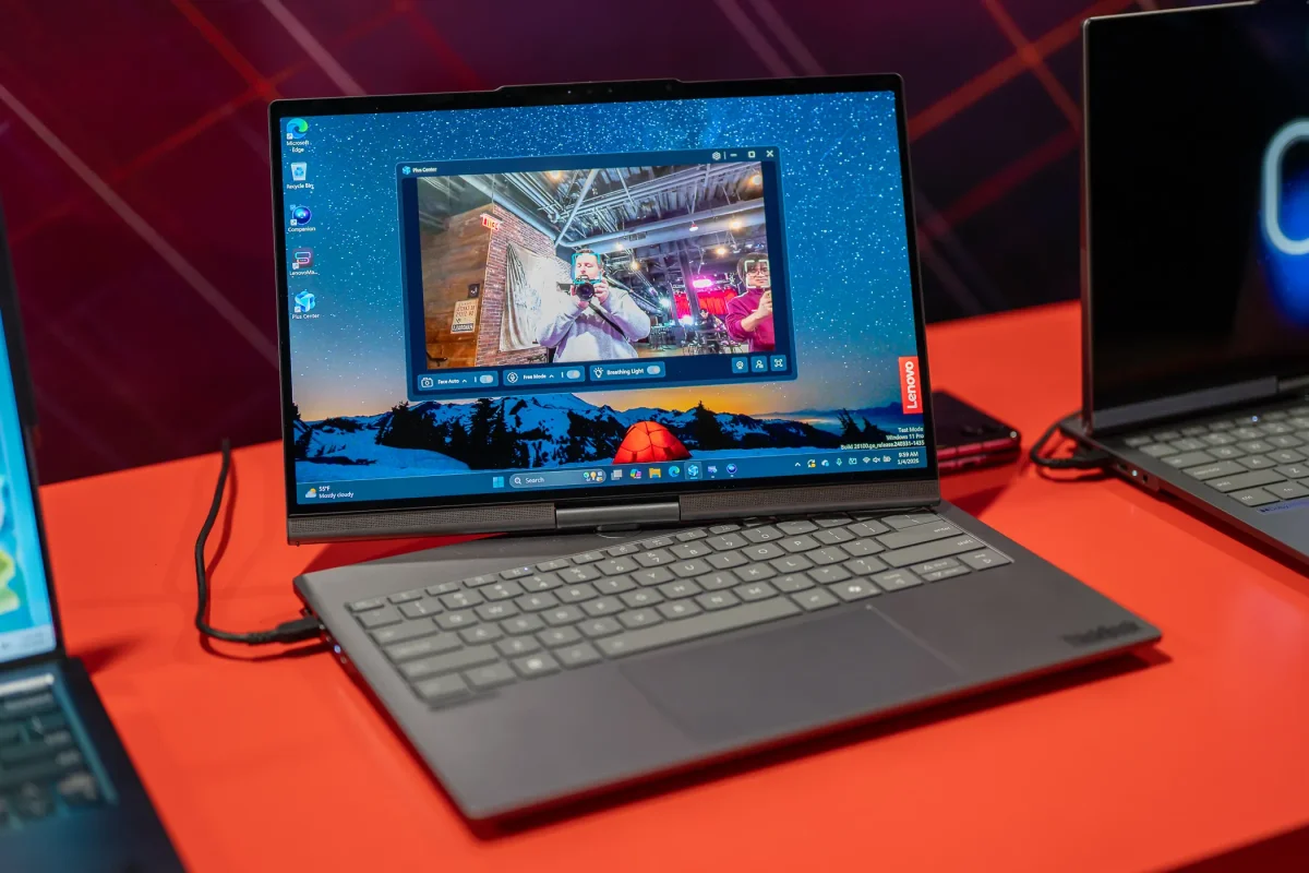 ThinkBook Plus adapts to users with innovative rotating design for enhanced productivity