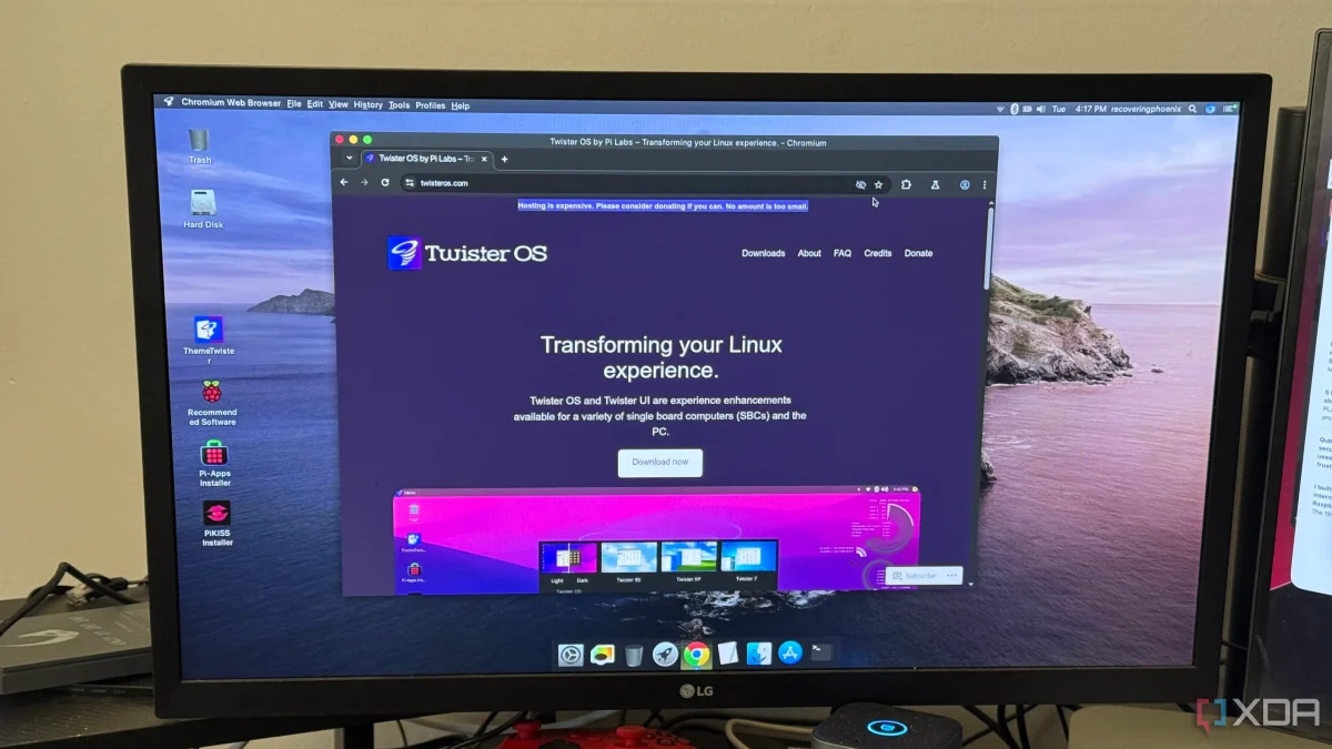 Twister OS transforms Raspberry Pi 5 into a viable daily driver alternative now