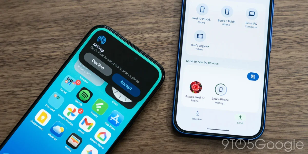 Upcoming AirDrop feature for Android devices leaves some phones behind