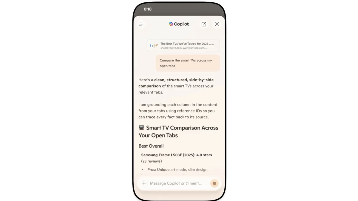 Users face transition as Microsoft phases out Copilot Mode in Edge browser