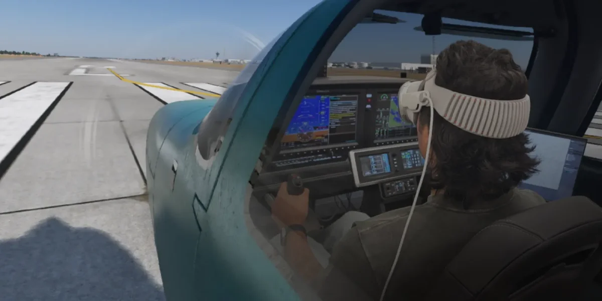 X-Plane 12's ARKit Feature Transforms Flight Simulations for Vision Pro Users