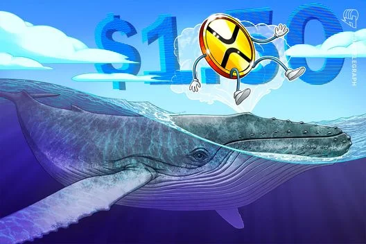 XRP whale accumulation reaches record levels, signaling potential price surge above $1.50