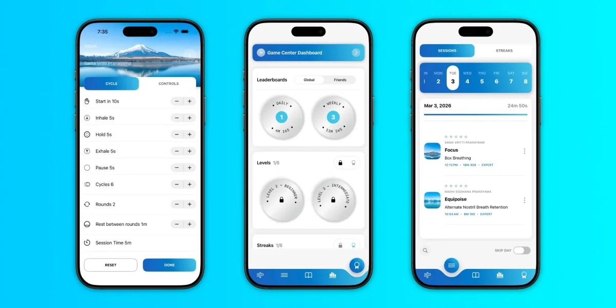 Yogi Breath' App Enhances Mindfulness Journey with Personalized Breathing Techniques