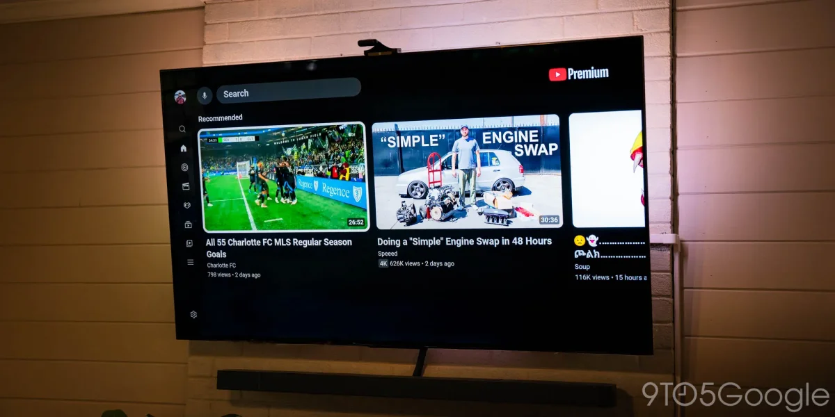 YouTube Unveils Enhanced Google TV App for Streamlined Library Navigation
